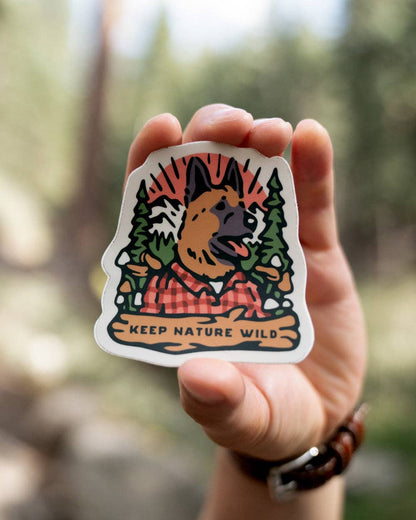 Woodland Woof | Sticker