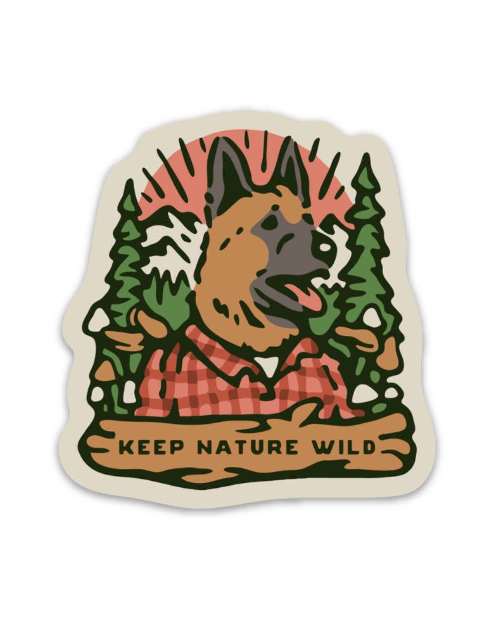 Woodland Woof | Sticker