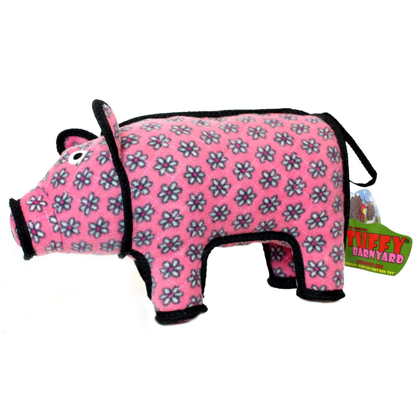 Tuffy Barnyard Pig, Tough, Durable Dog Toy