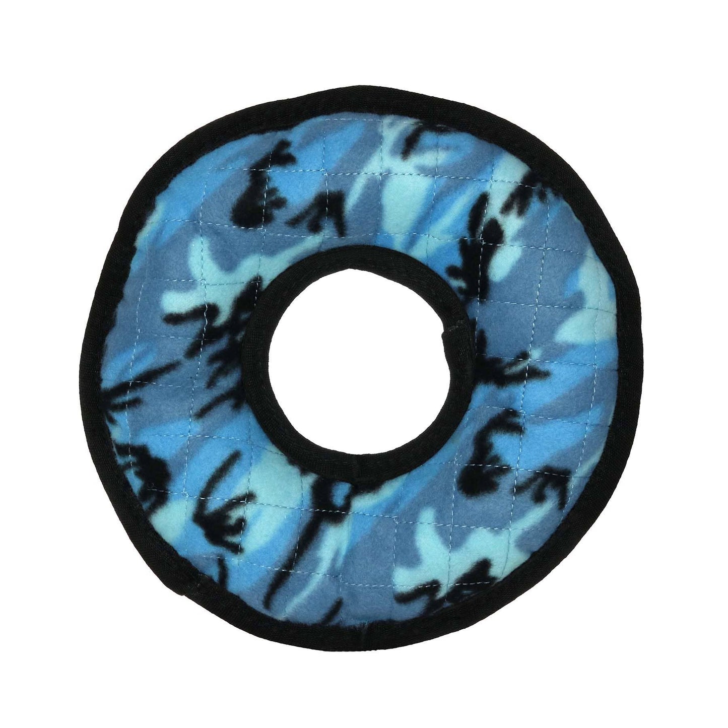 Tuffy Ultimate Ring - Camo Blue, Durable, Squeaky Dog Toy