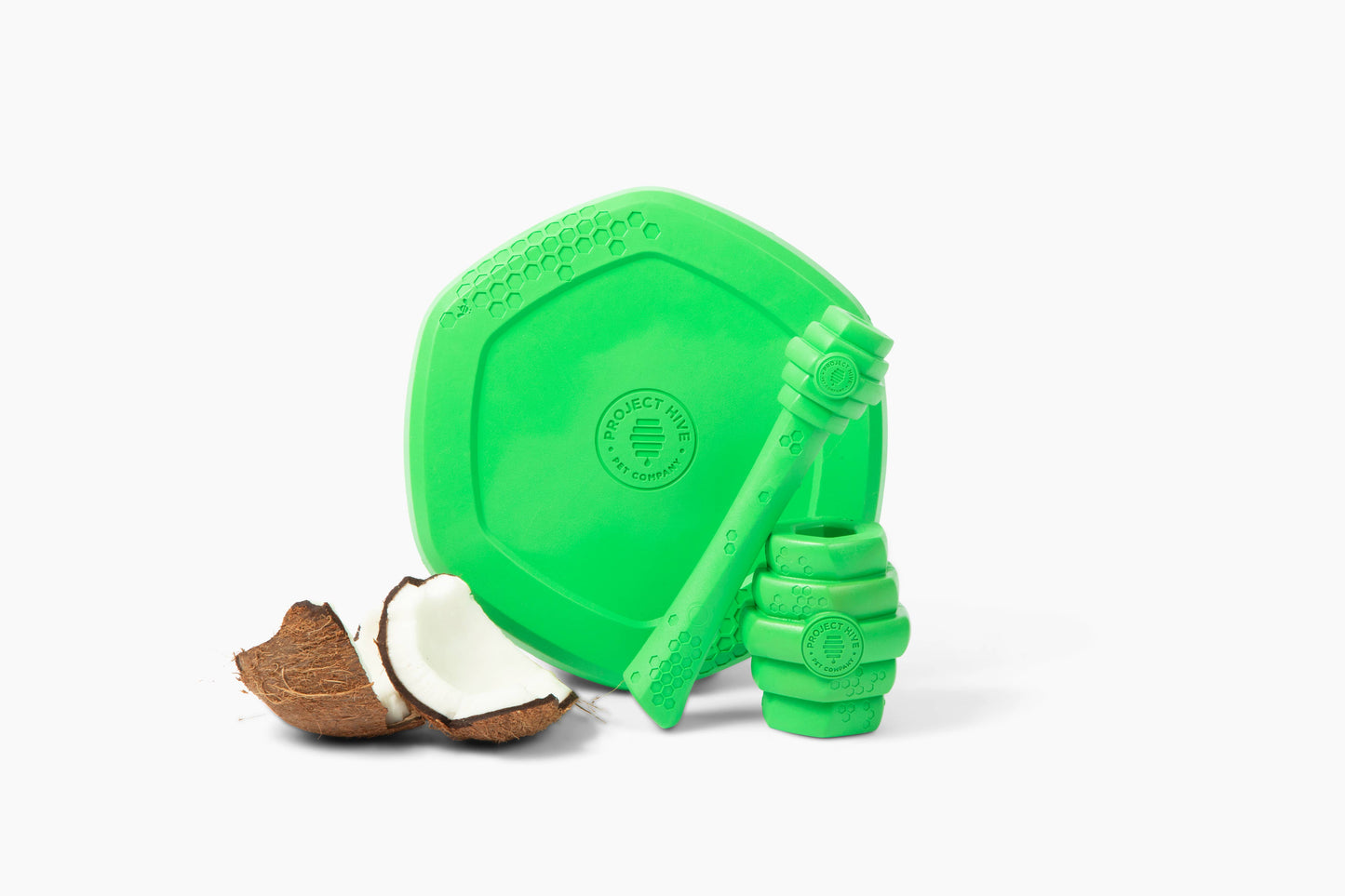 Project Hive Tropical Coconut Scent Hive Disc & Lick Mat Grn