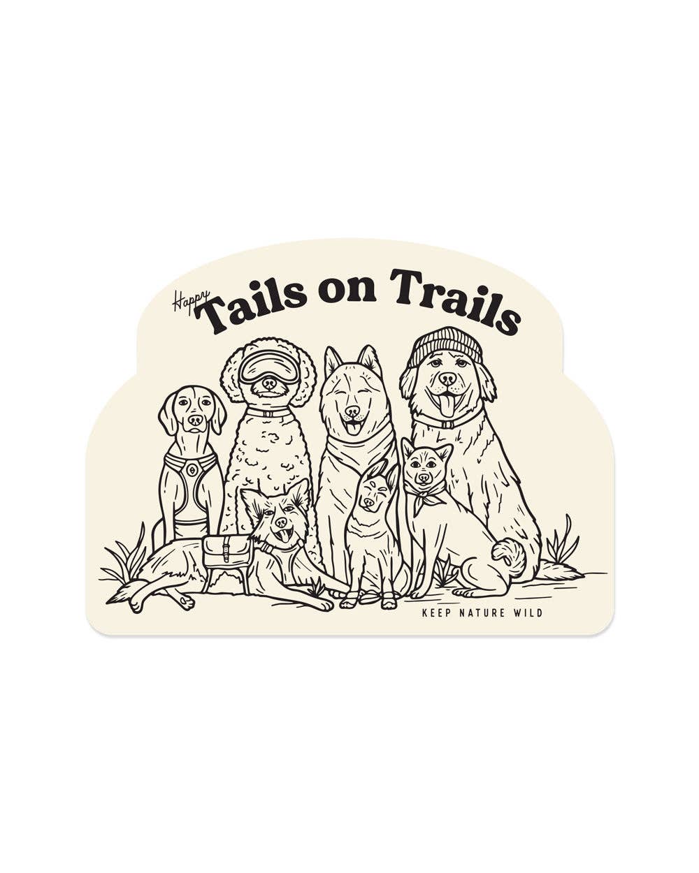 Happy Tails | Sticker