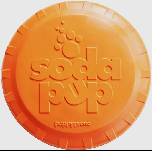 Soda Pup Bottle Top Frisbee Flyer