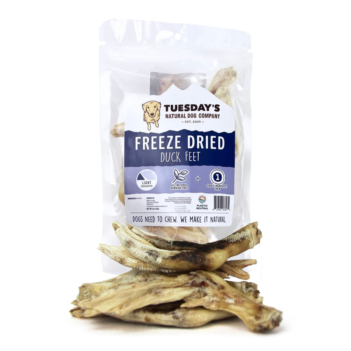 Freeze Dried Duck Feet