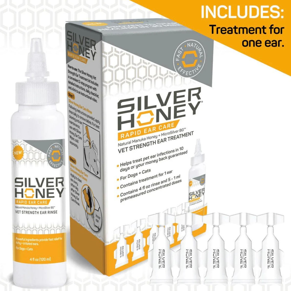 Silver Honey Rapid Ear Treatment