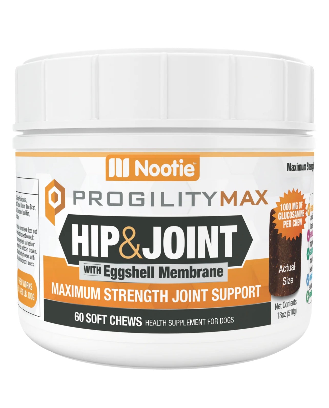 Progility MAX Hip Joint W/ Egg Shell Membrane 60ct