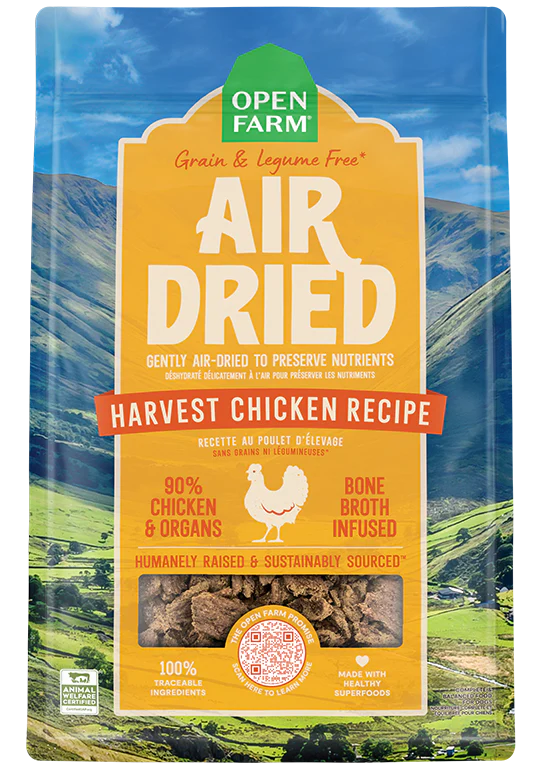 Air Dried Harvest Chicken Recipe for Dogs