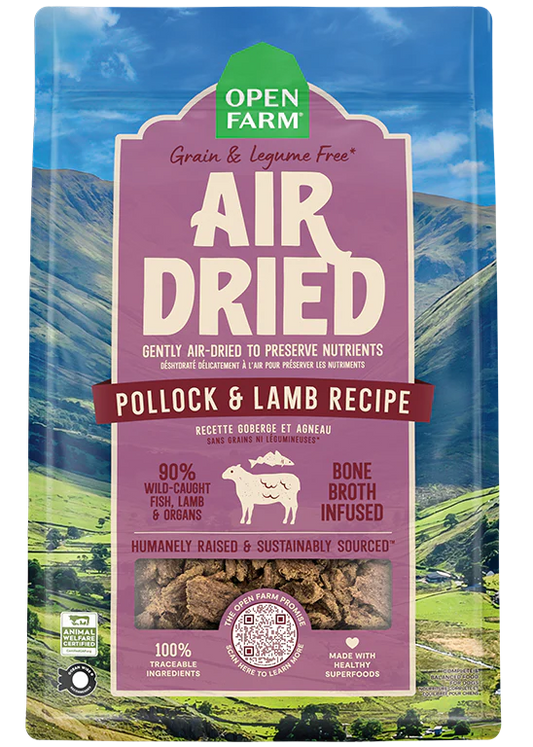 Air Dried Pollock & Lamb Recipe for Dogs