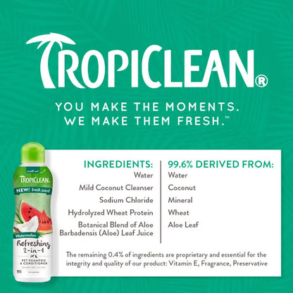 Tropiclean Watermlon 2-in-1 Shampoo & Conditioner