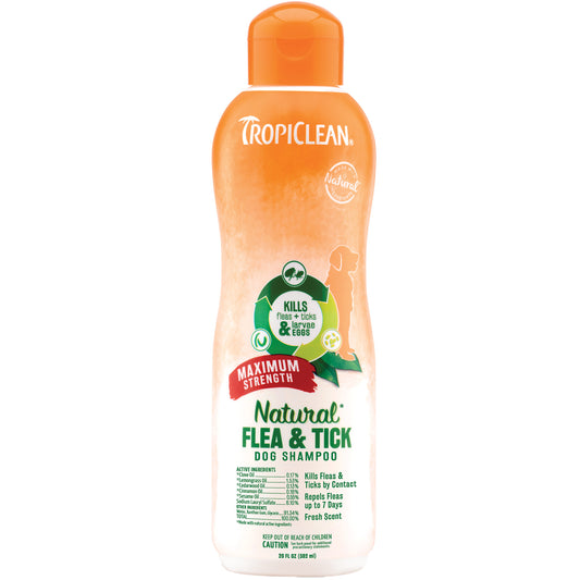 Tropiclean Maximum Strength Flea and Tick Shampoo