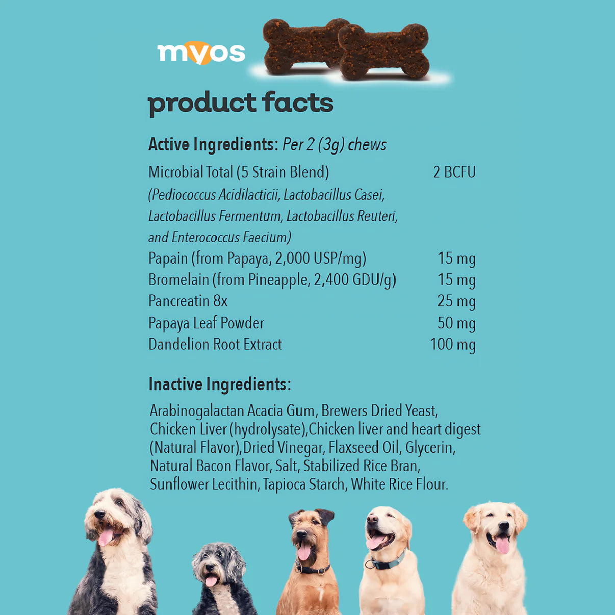 MYOS Probiotic Chews - Gut & Digestion