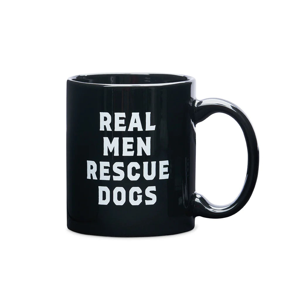 Real Men Rescue Dogs Mug