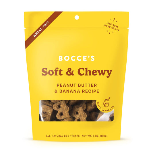 Bocce's Bakery PB + Banana Soft & Chewy Dog Treats