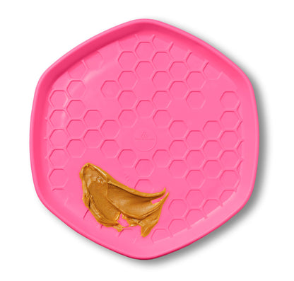 Project Hive Wild Berry Scent Hive Disc & Lick Mat Pink